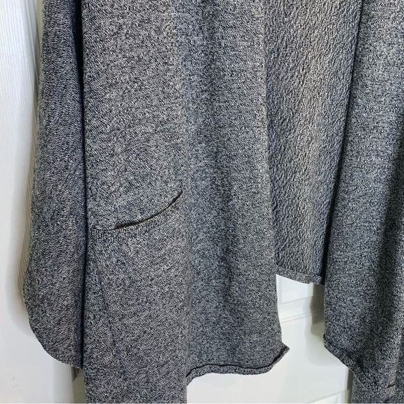 Lululemon Black Live Freely Scarf Shawl Cardigan Gray Wrap OS - Picture 6 of 10